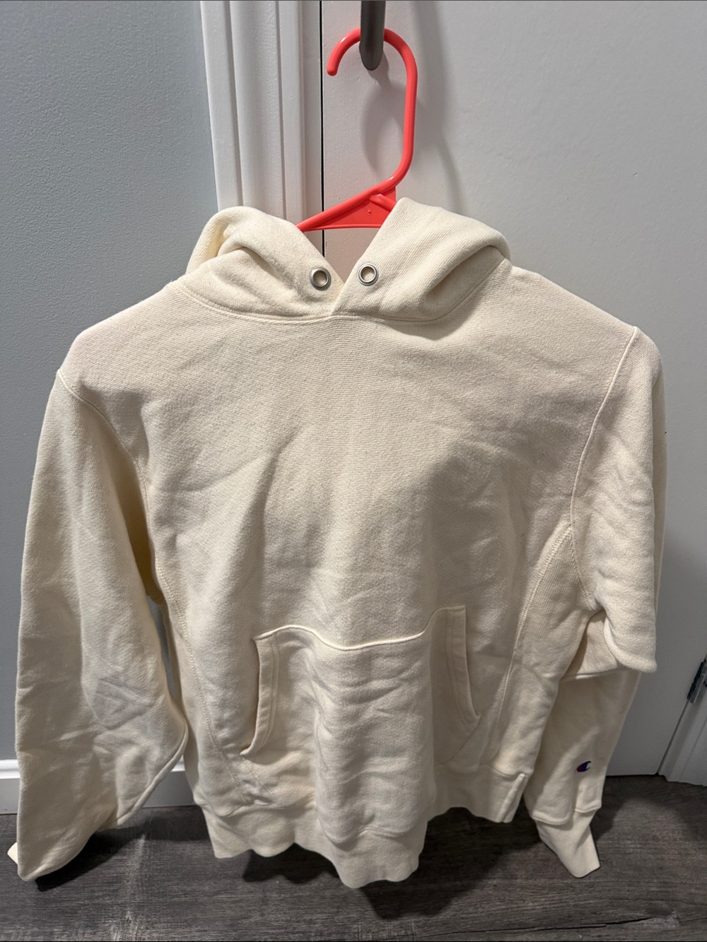 Champion Cream Pullover Hoodie